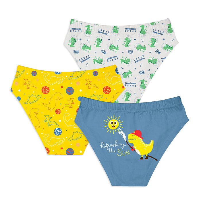 SuperBottoms Unisex Toddler Brief / Underwear 3-4 yrs-Finding Dino -  Onegreen